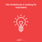 Het Actiefonds zoekt vrijwilligers